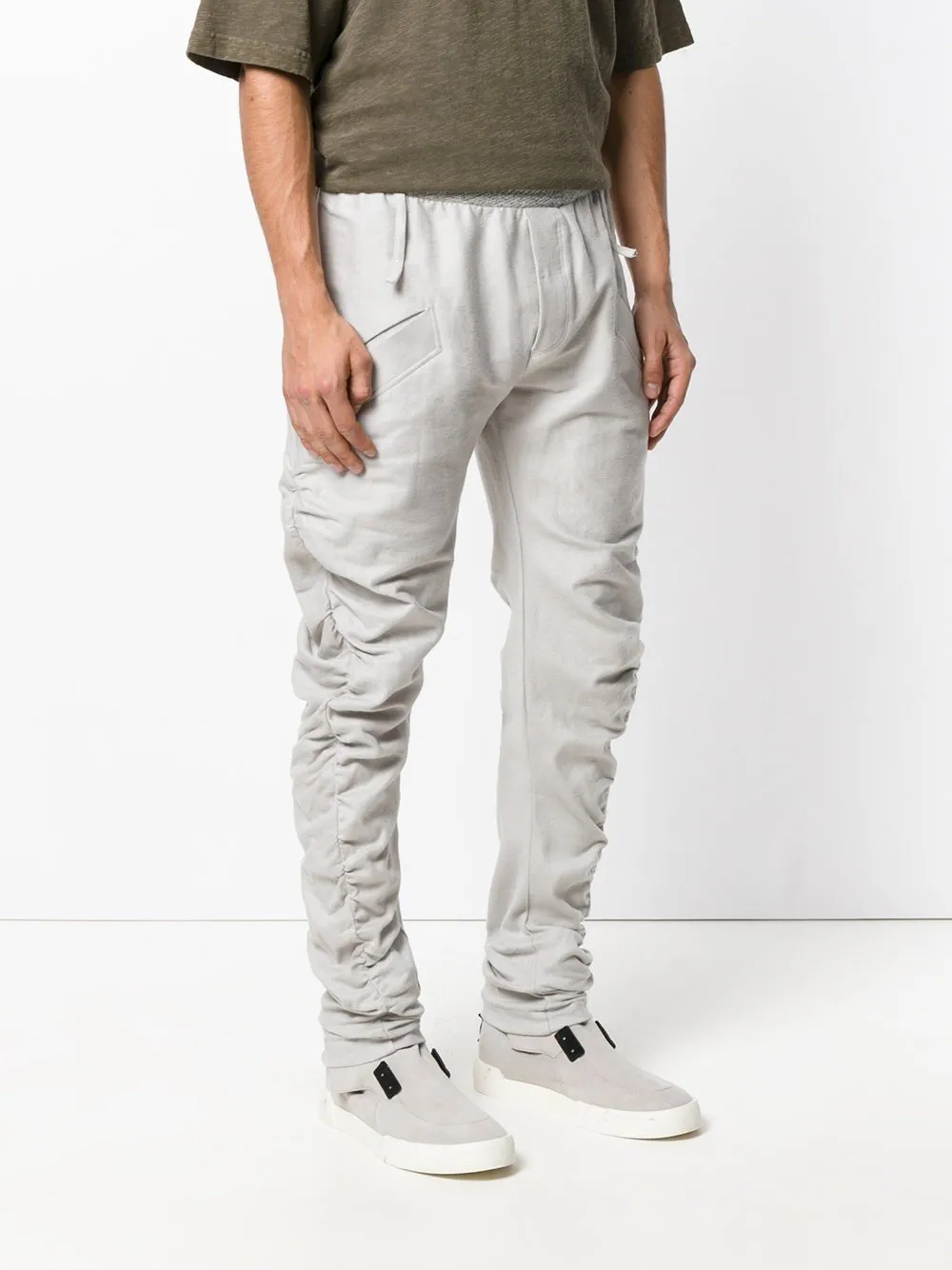 Draped Slim Pant