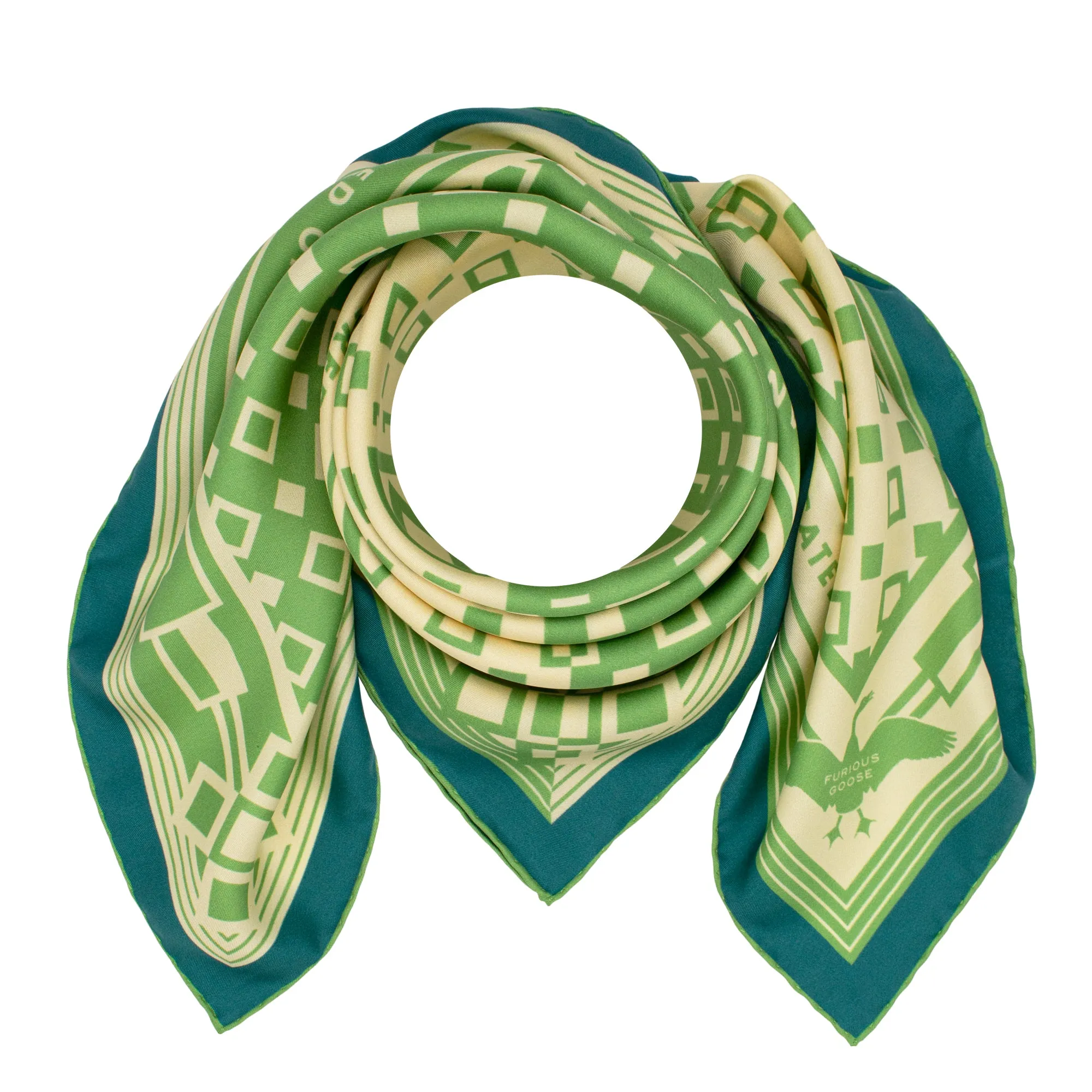 Dress to Impress, Pistachio – Silk Scarf