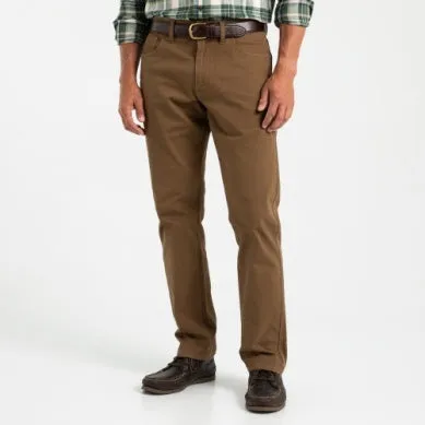 Duck Head Pinpoint Pant - Umber Brown