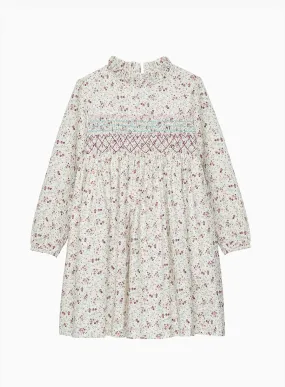 Edie Floral Frill Collar Dress