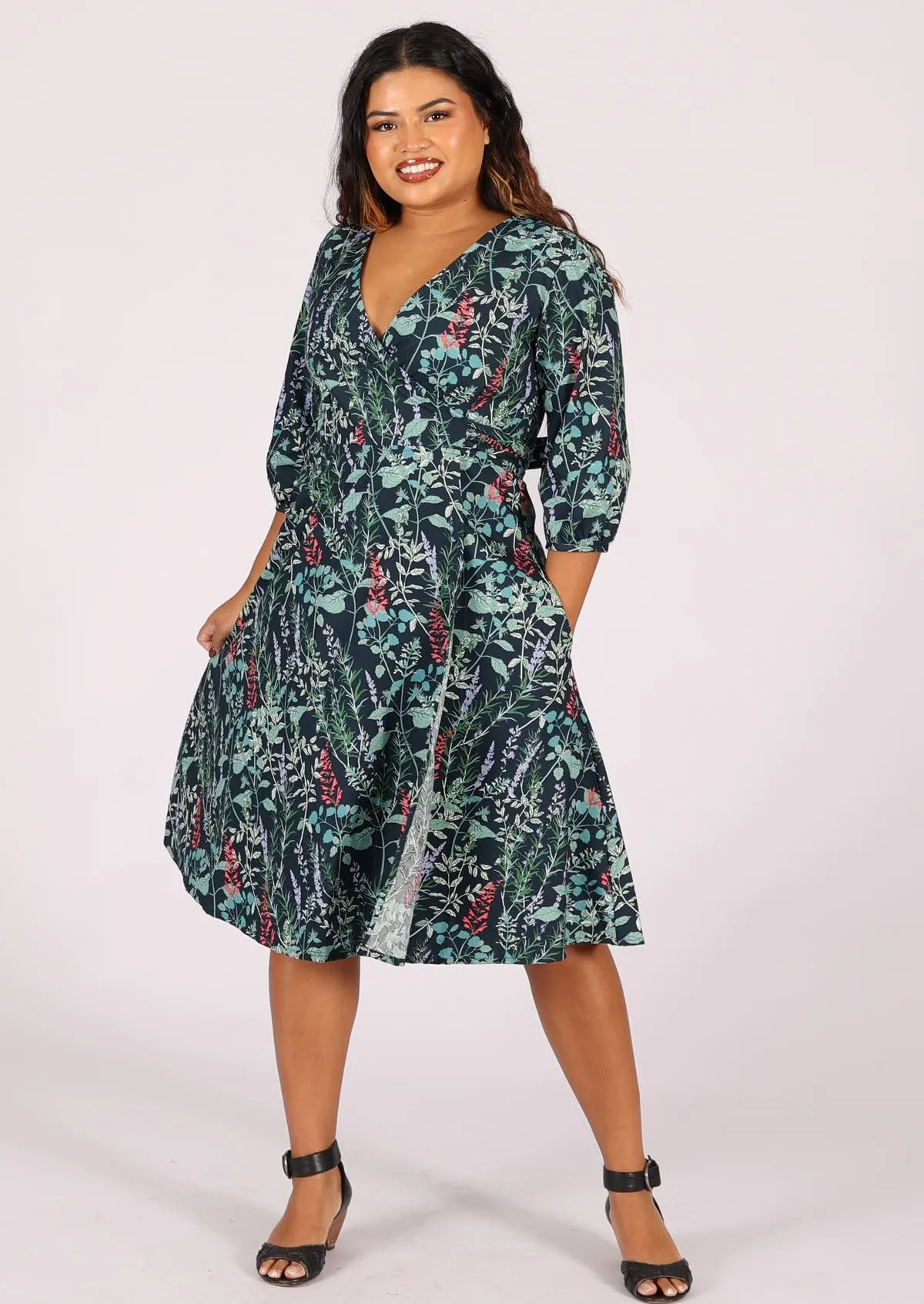 Ella Wrap Dress Romarin