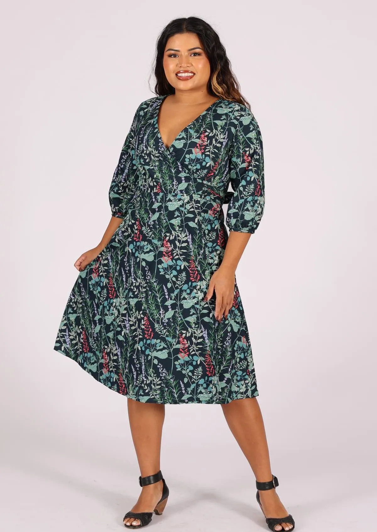 Ella Wrap Dress Romarin