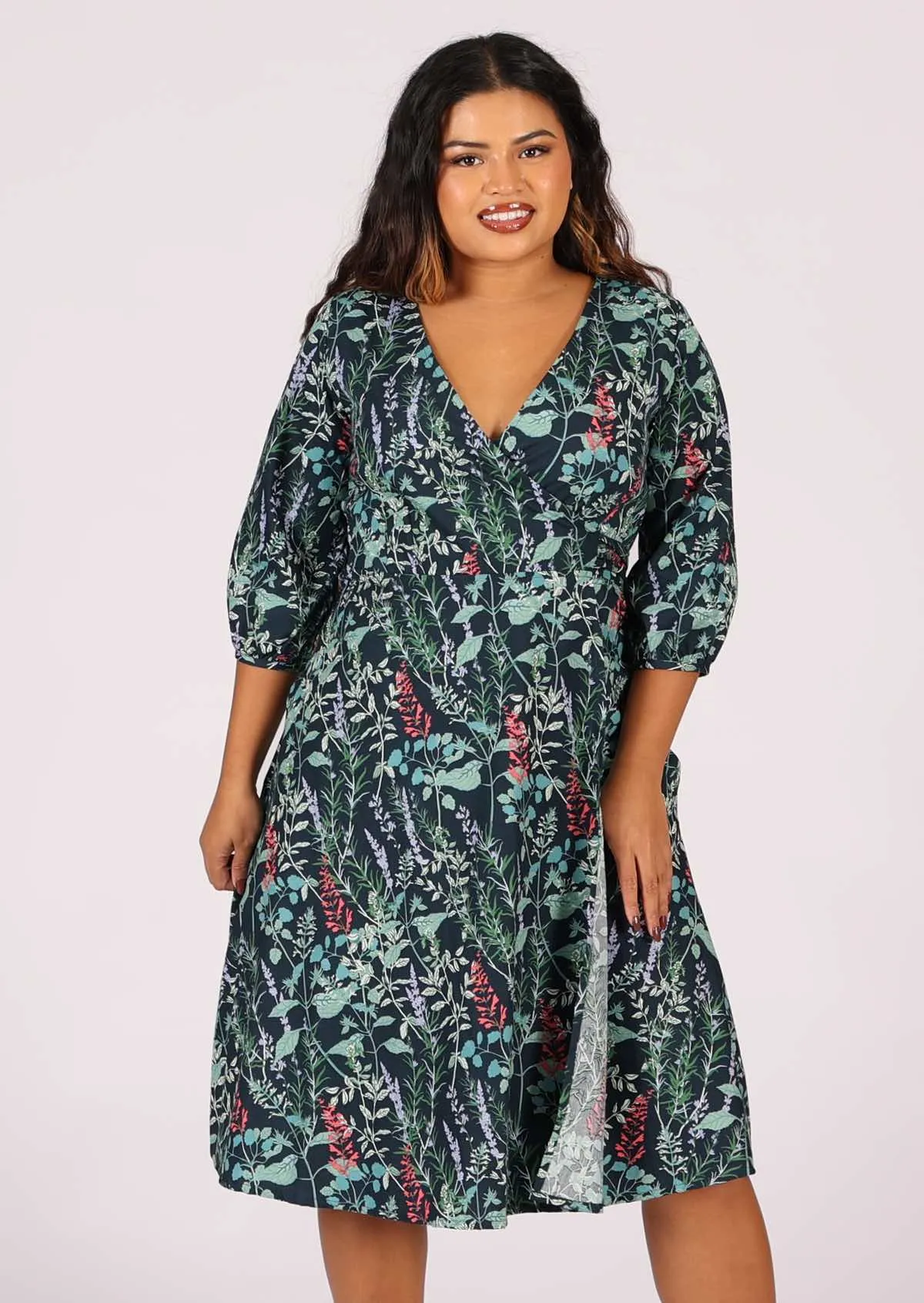 Ella Wrap Dress Romarin