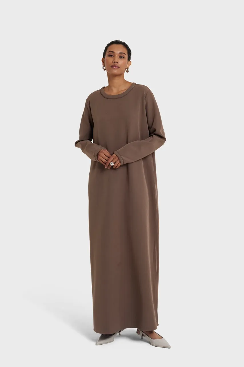 Essential Dress | Ash Brown