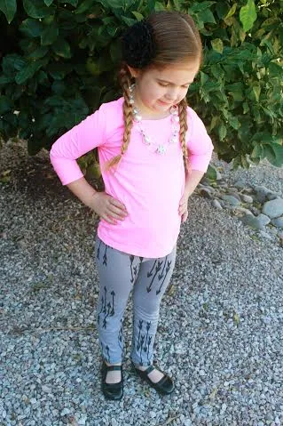 Girls Leggings Sewing Pattern