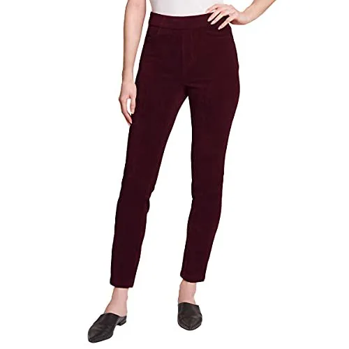 Gloria Vanderbilt Pull On Skinny Knit Corduroy Mid Rise Pants,