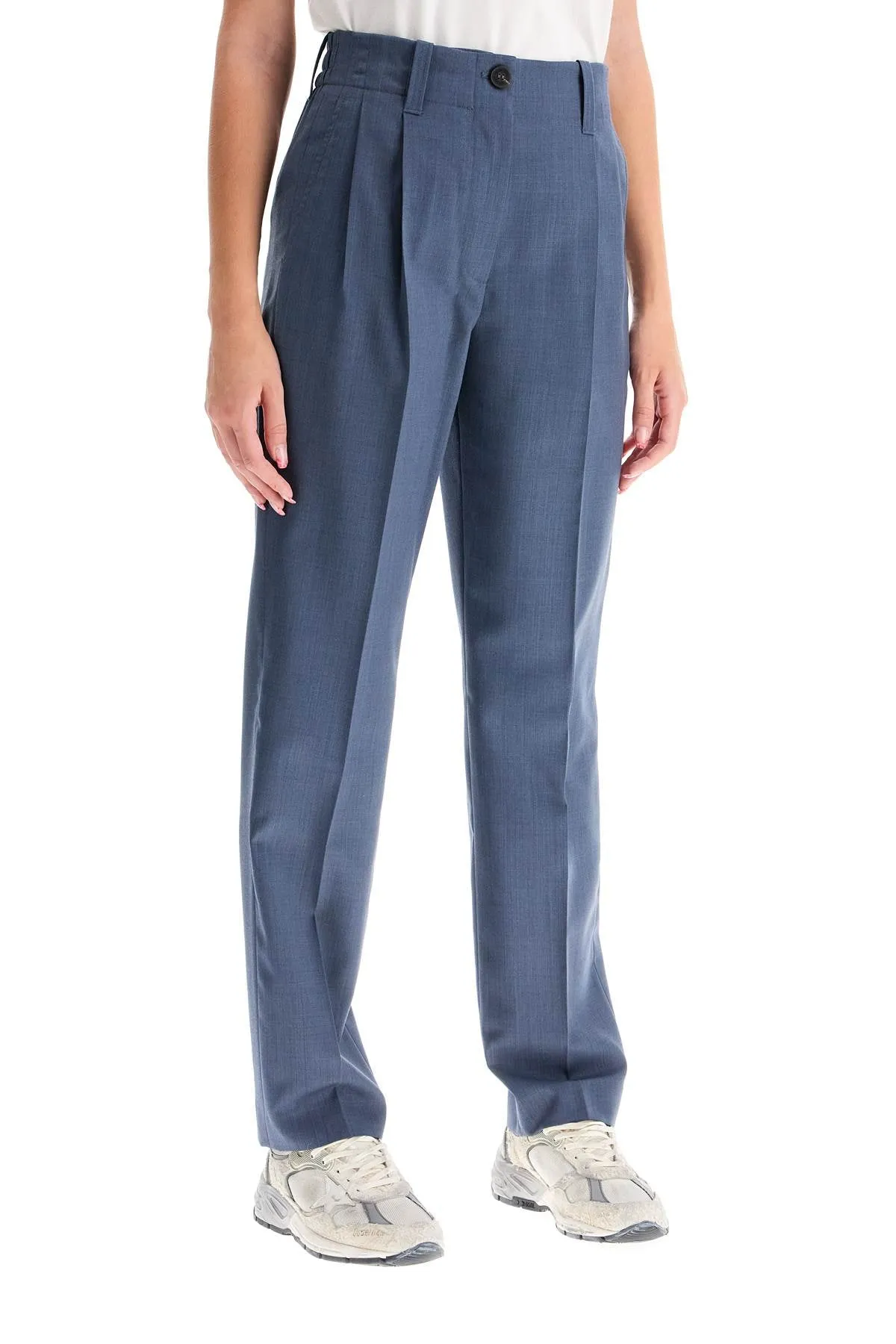 GOLDEN GOOSE soft wool trousers for comfortable wear