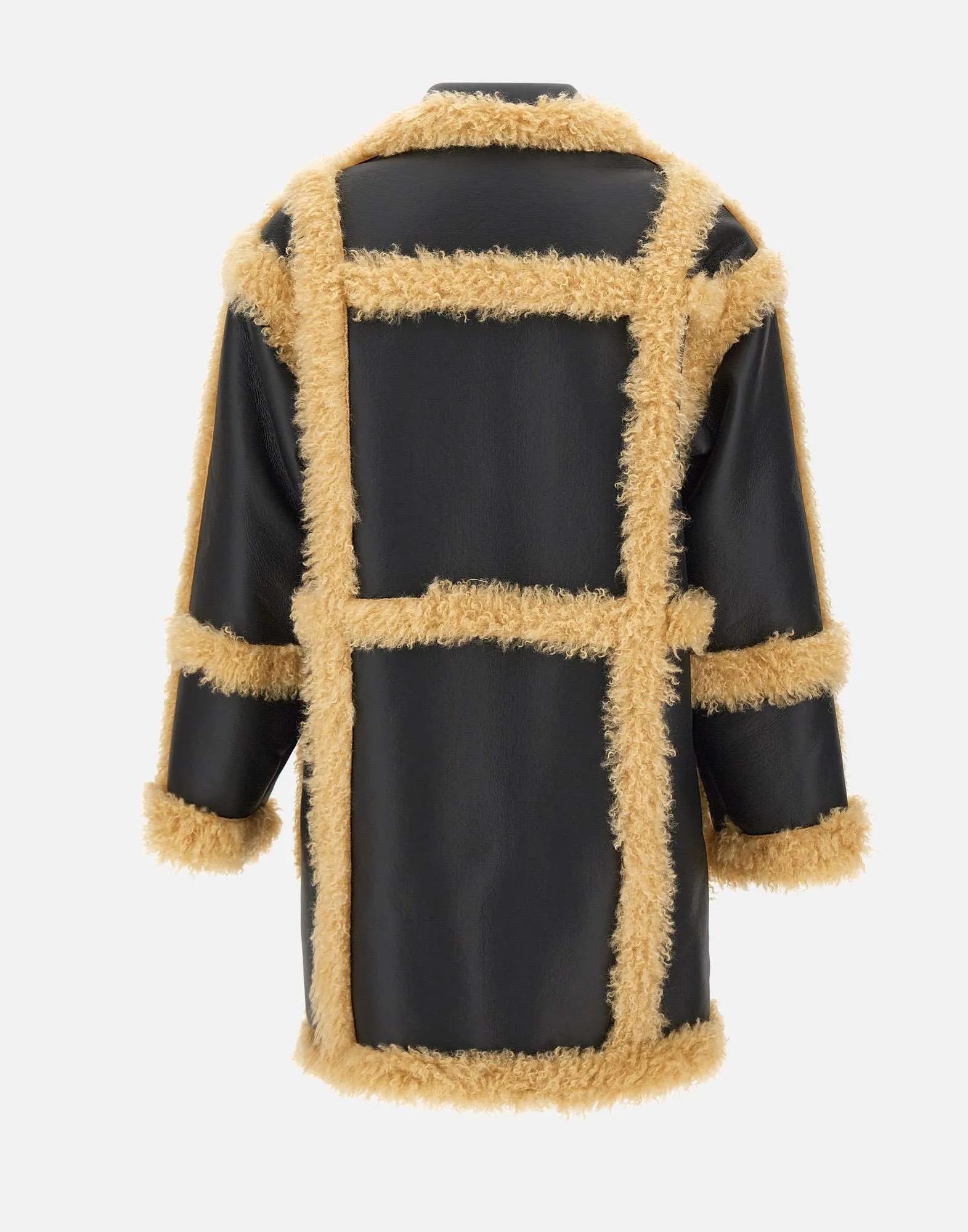 Hadlee Black Faux Shearling Coat