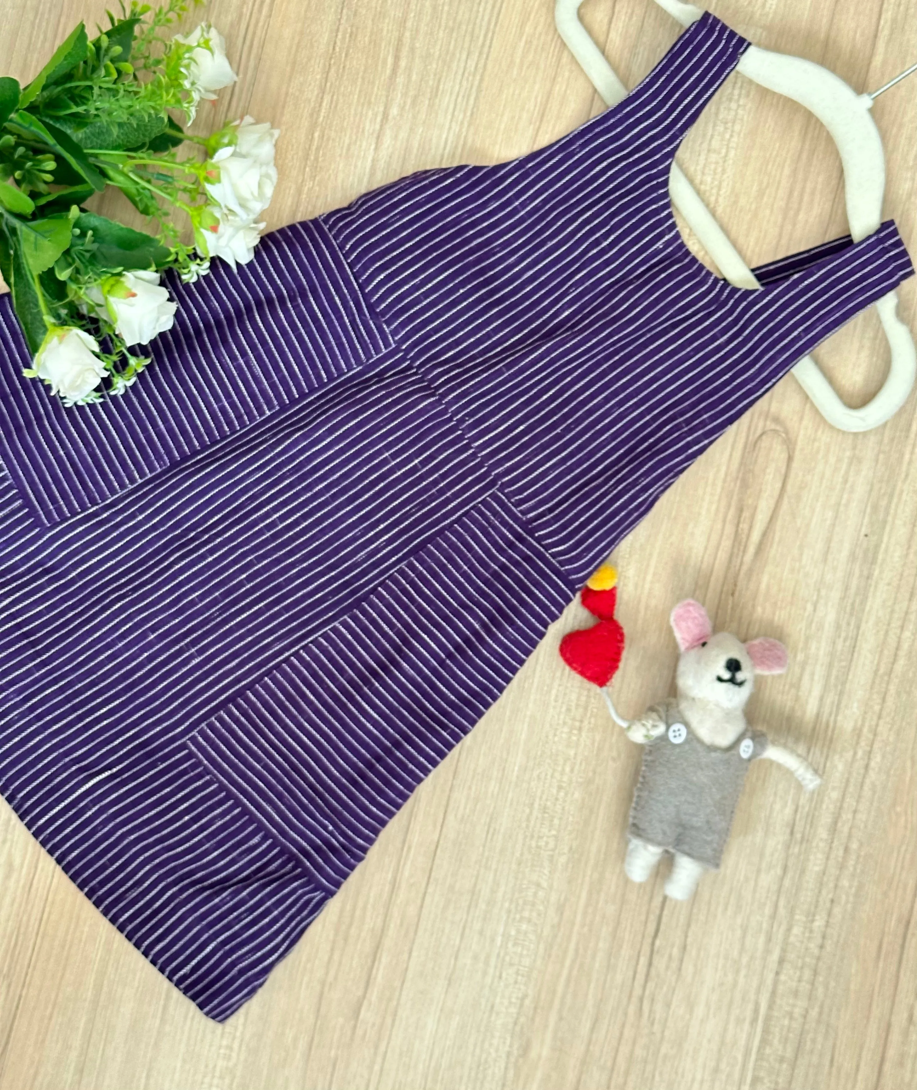 Hakoba Top & Purple Dress (Set of 2)