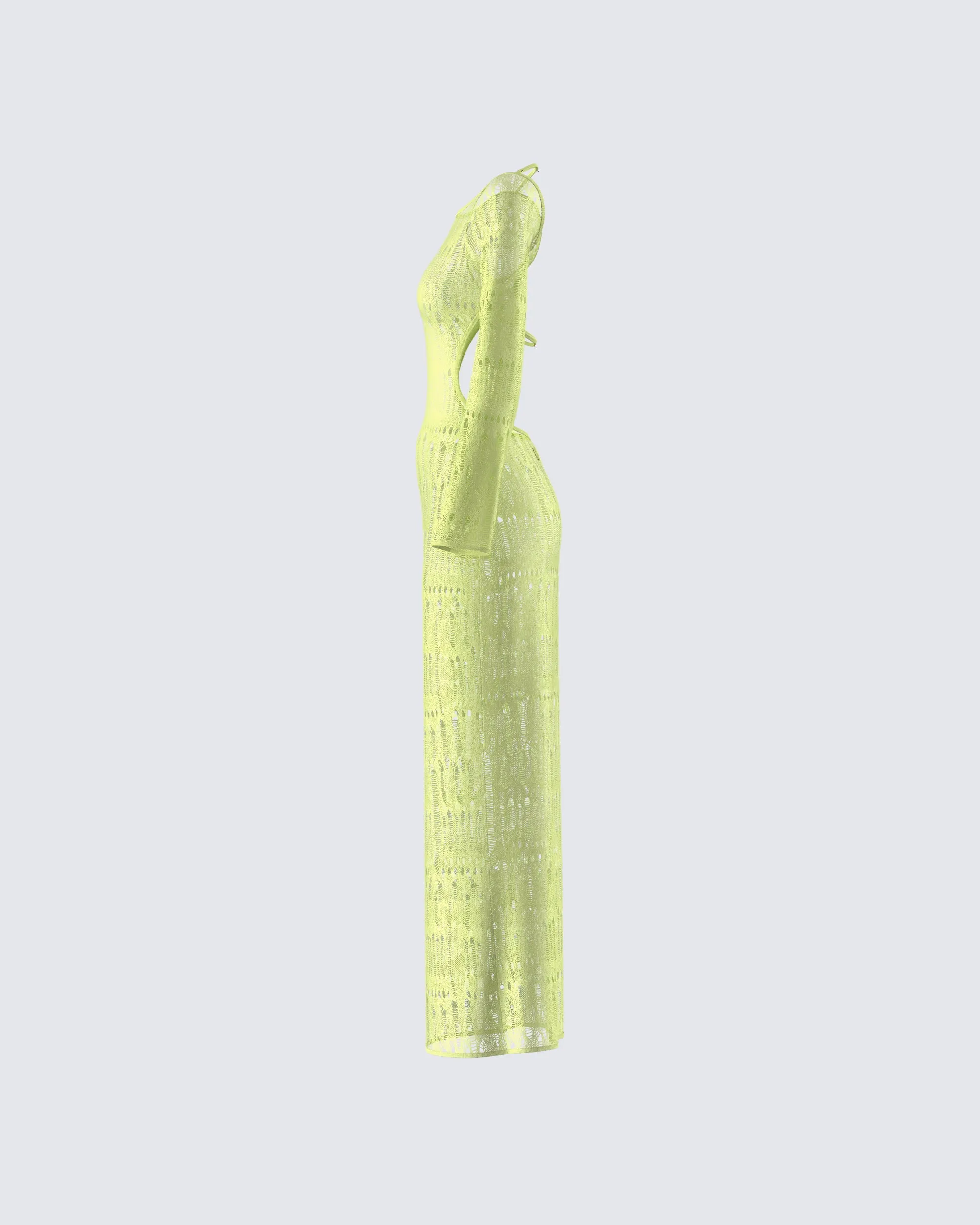 Hartley Green Open Knit Maxi Dress