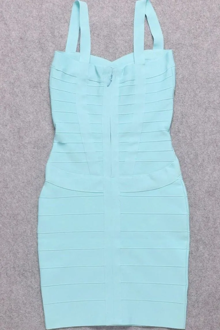 Heidi Bandage Mini Dress - Sky Blue