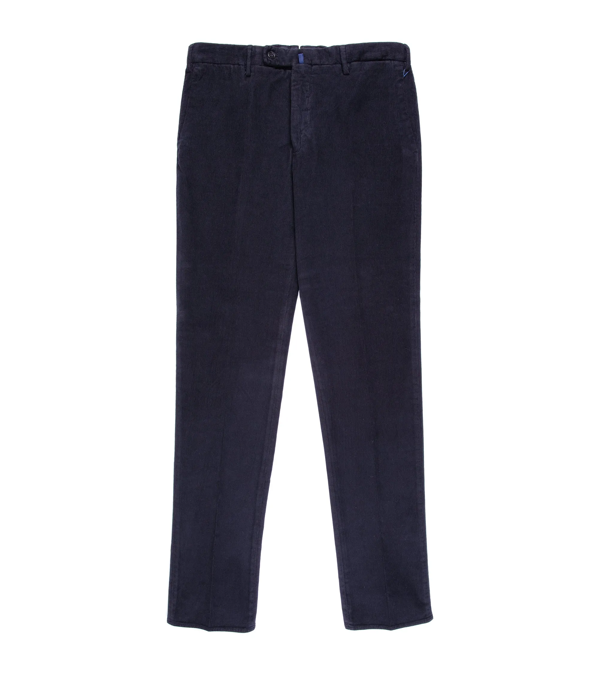 Incotex Regular Cotton Needlecord Trousers: Navy