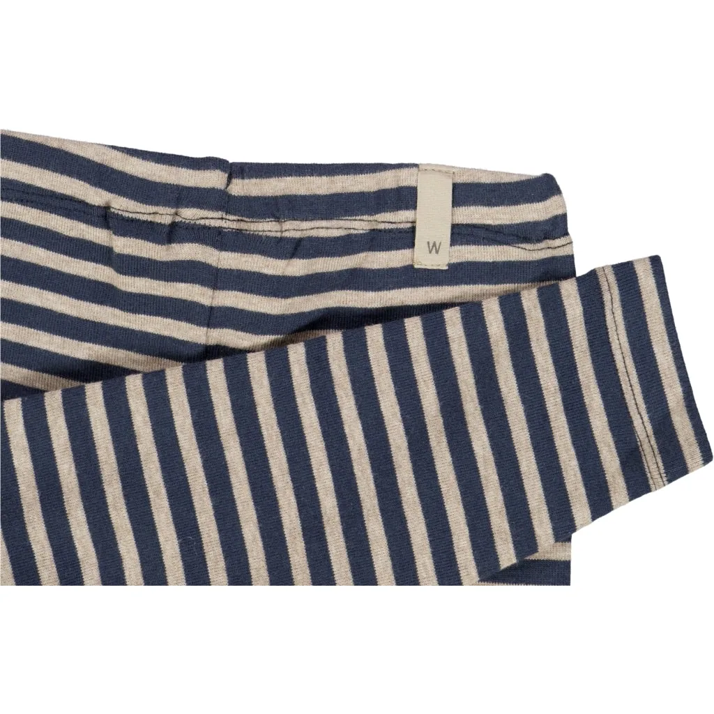 Jersey Pants Silas - sea storm stripe