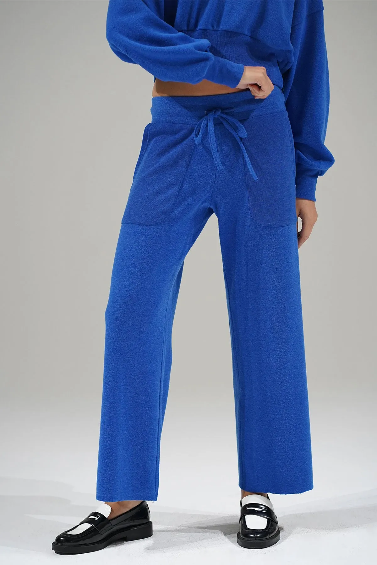 Kismet Brushed Pant - Blue Lemonade