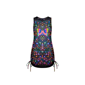 Kulani Kinis Summer Mesh Mini Dress-Midnight Drive