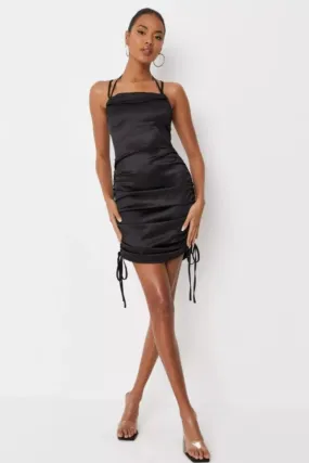 LaceUp Bodycon Mini Dress