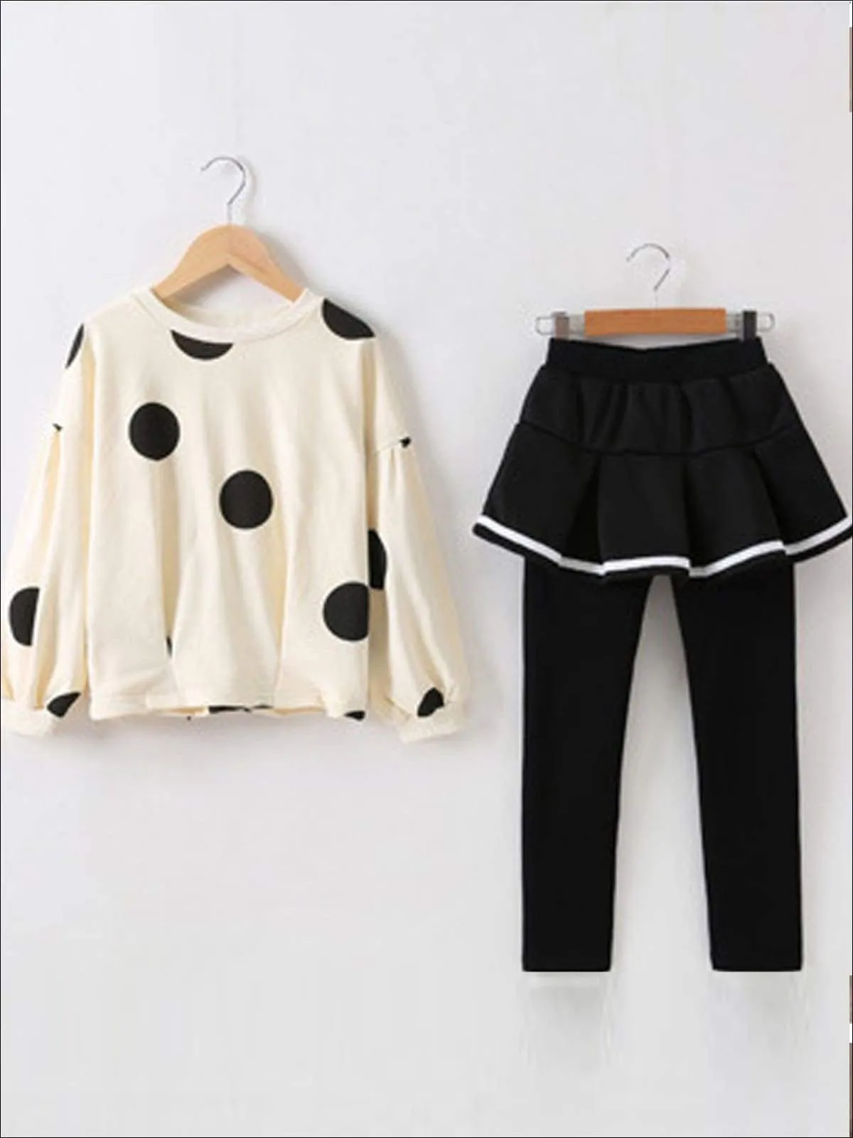 Lady Bug Prep Top And Skirt Legging Set