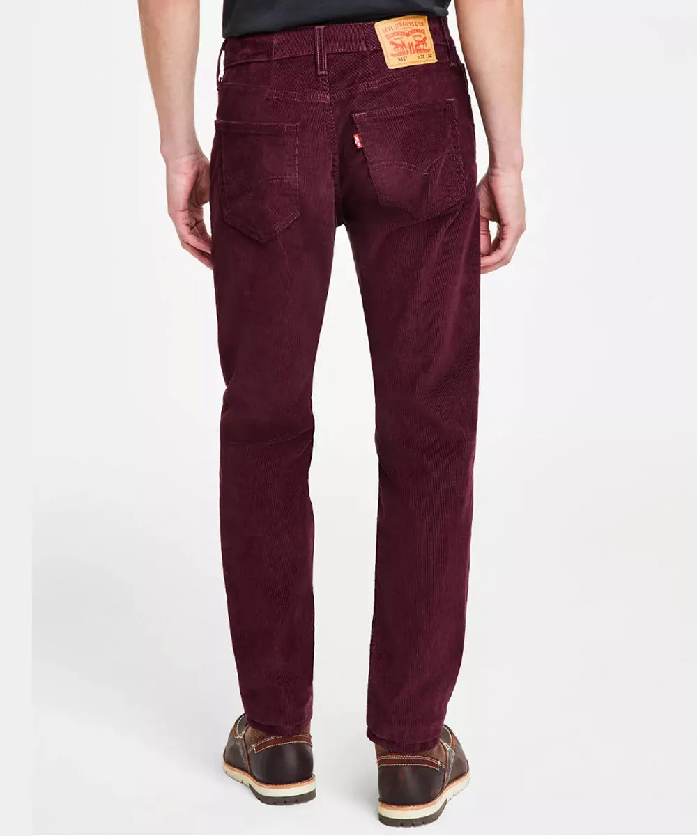 Levi's Men's 511 Slim Fit Jeans - Winetasting Corduroy