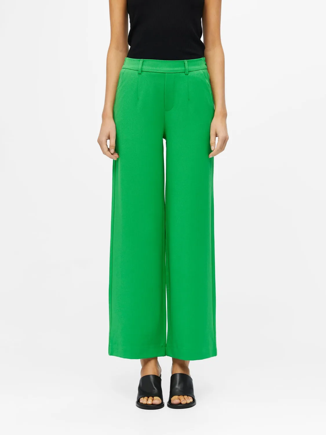 Lissey Wide Leg Pants (Green)