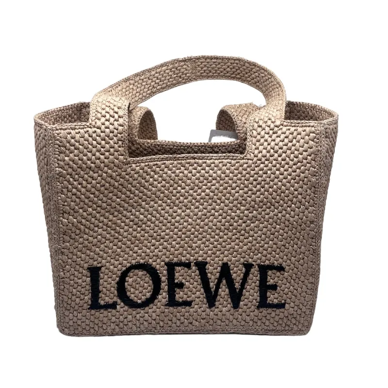 Loewe Font Tote Medium Raffia