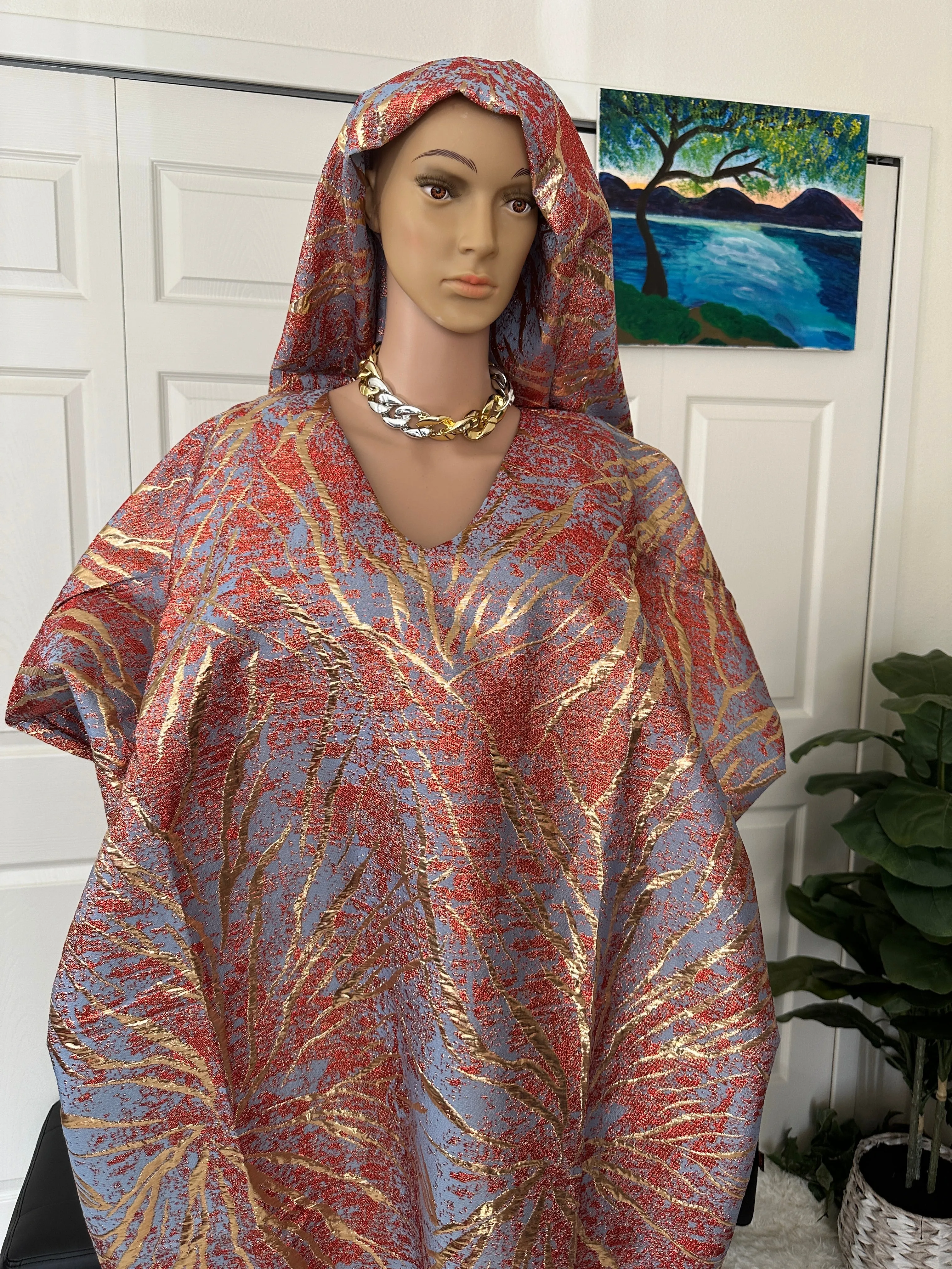 Luxury Brocade Kaftan bubu dress