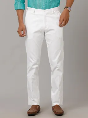 Men Linen Cotton White Pants Easy Care