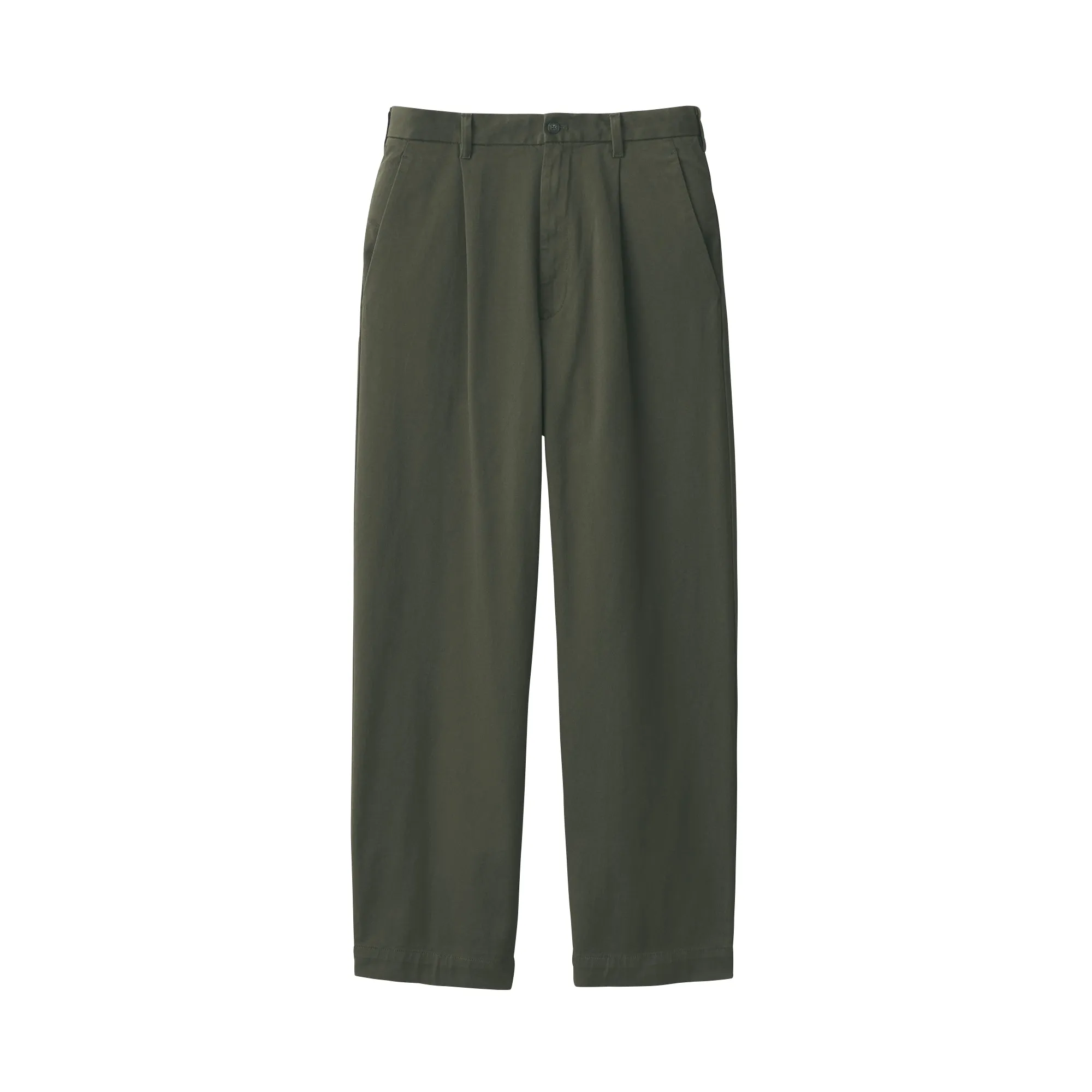 Men's Stretch Chino Darted Wide Pants (L29)