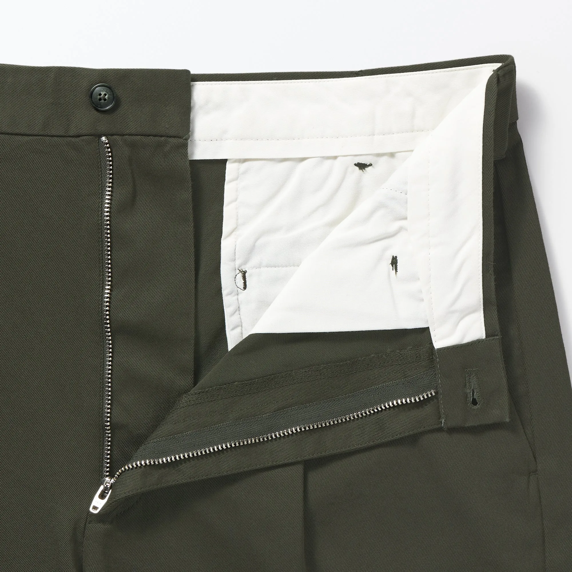 Men's Stretch Chino Darted Wide Pants (L29)