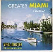 Miami (Greater) - View-Master  3 Reel Packet - 1960s views - vintage - (ECO-A963-S5)