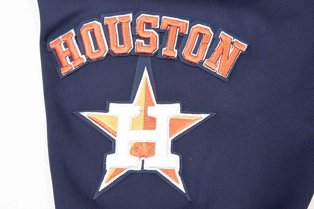 MLB HUSTON ASTROS CLASSIC MEN'S TRACK JACKET (MIDNIGHT NAVY/ORANGE)