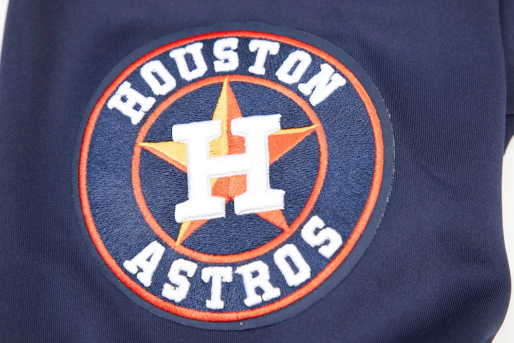 MLB HUSTON ASTROS CLASSIC MEN'S TRACK JACKET (MIDNIGHT NAVY/ORANGE)