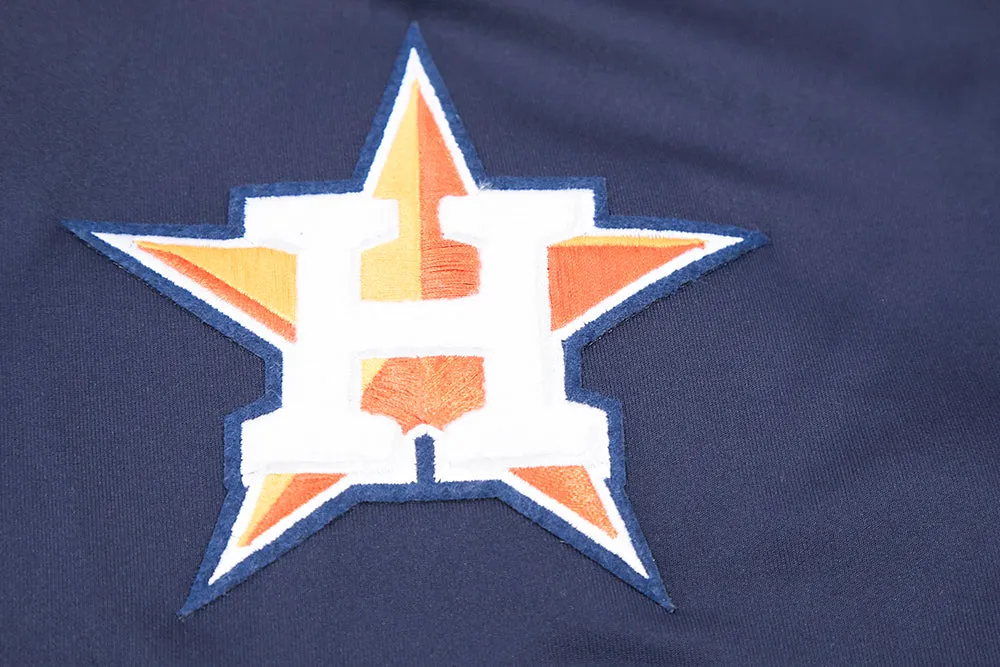 MLB HUSTON ASTROS CLASSIC MEN'S TRACK JACKET (MIDNIGHT NAVY/ORANGE)