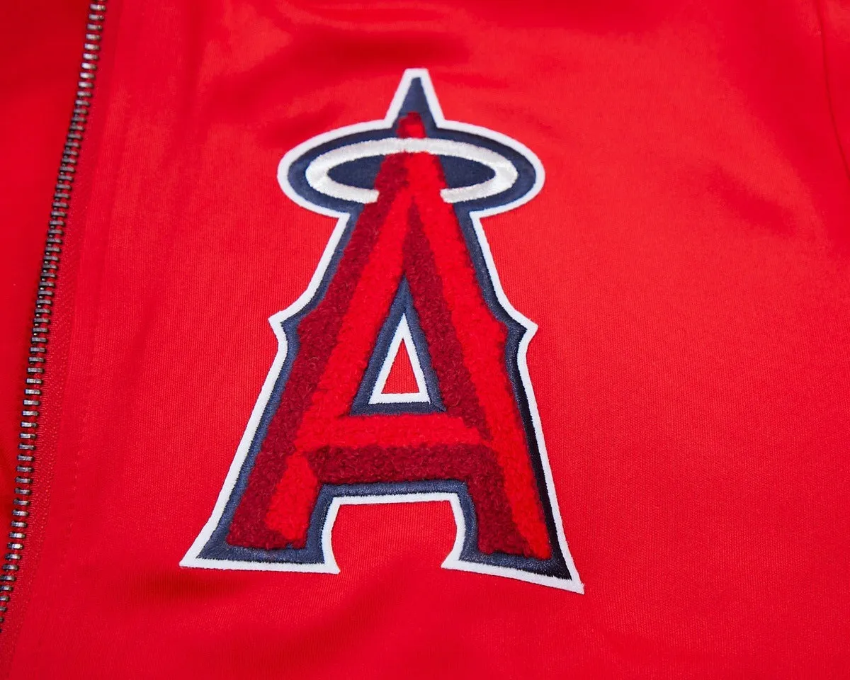 MLB LOS ANGELES ANGELS CLASSIC MEN'S TRACK JACKET (RED)