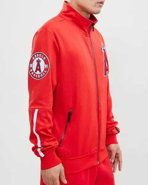 MLB LOS ANGELES ANGELS CLASSIC MEN'S TRACK JACKET (RED)