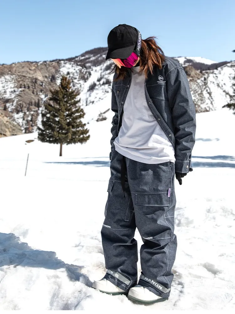 NANDN Jeans Baggy Style Snow Pants - Women's