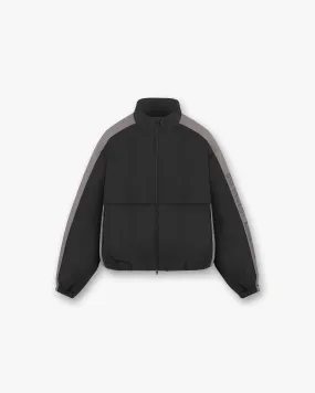 Nylon Track Jacket - Black