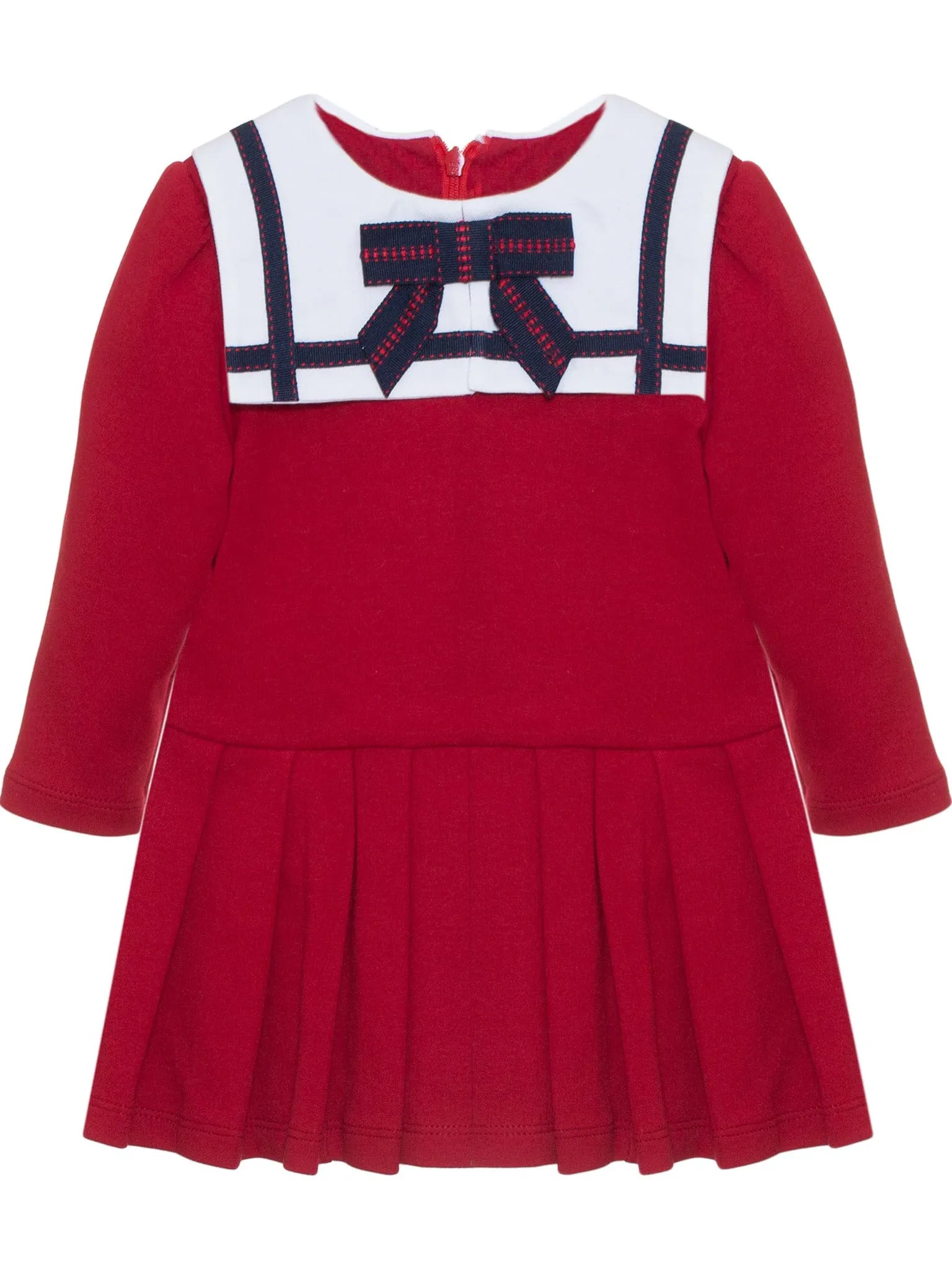 Patachou Red Cotton Jersey Dress