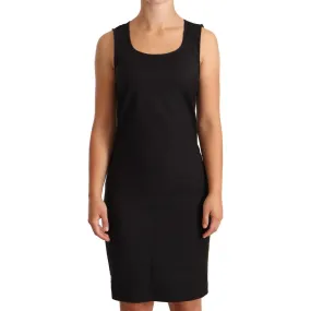 Patrizia Pepe Elegant Sleeveless Sheath Knee Dress