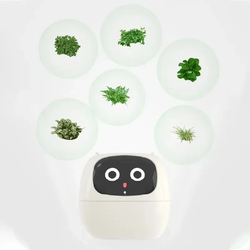 Pot Smart Pet Planter Adorable Plant Companion For Indoor Decoration Make Raising Plants Easy And Fun Plant Robot