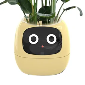 Pot Smart Pet Planter Adorable Plant Companion For Indoor Decoration Make Raising Plants Easy And Fun Plant Robot