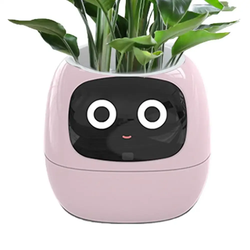 Pot Smart Pet Planter Adorable Plant Companion For Indoor Decoration Make Raising Plants Easy And Fun Plant Robot