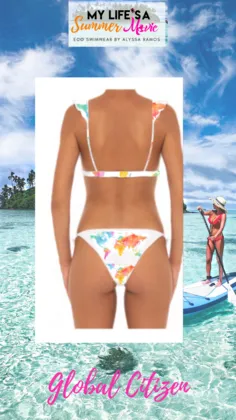 "Global Citizen" BOTTOMS Sustainable Swimwear