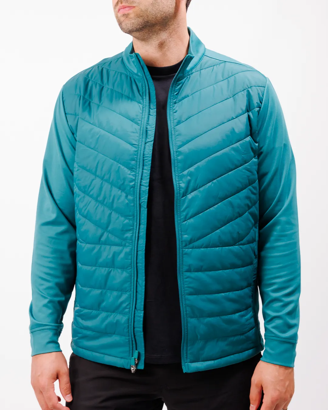 Range Men's Puffer Jacket - Evergreen