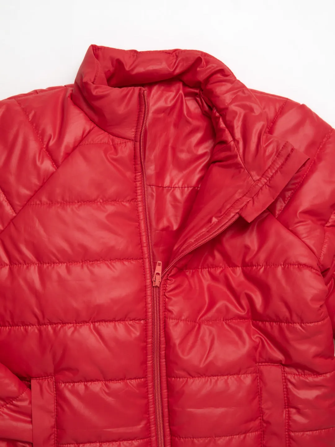 Red Puffer Jacket for Unisex Kids (Kids Boy & Kids Girl)