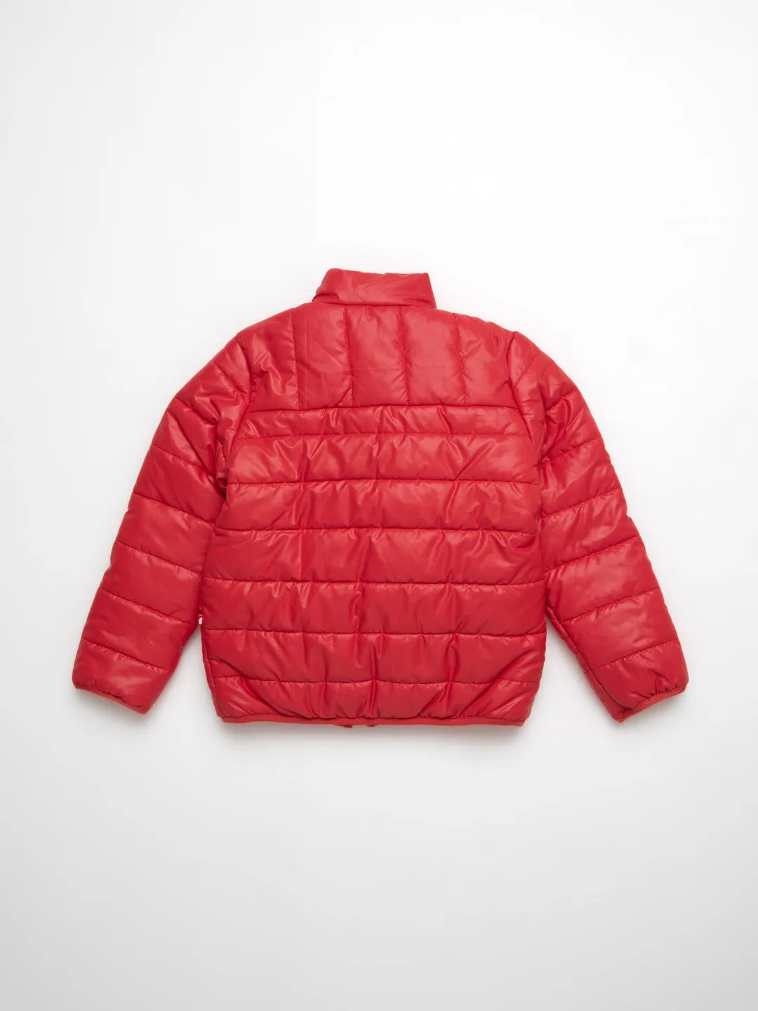 Red Puffer Jacket for Unisex Kids (Kids Boy & Kids Girl)