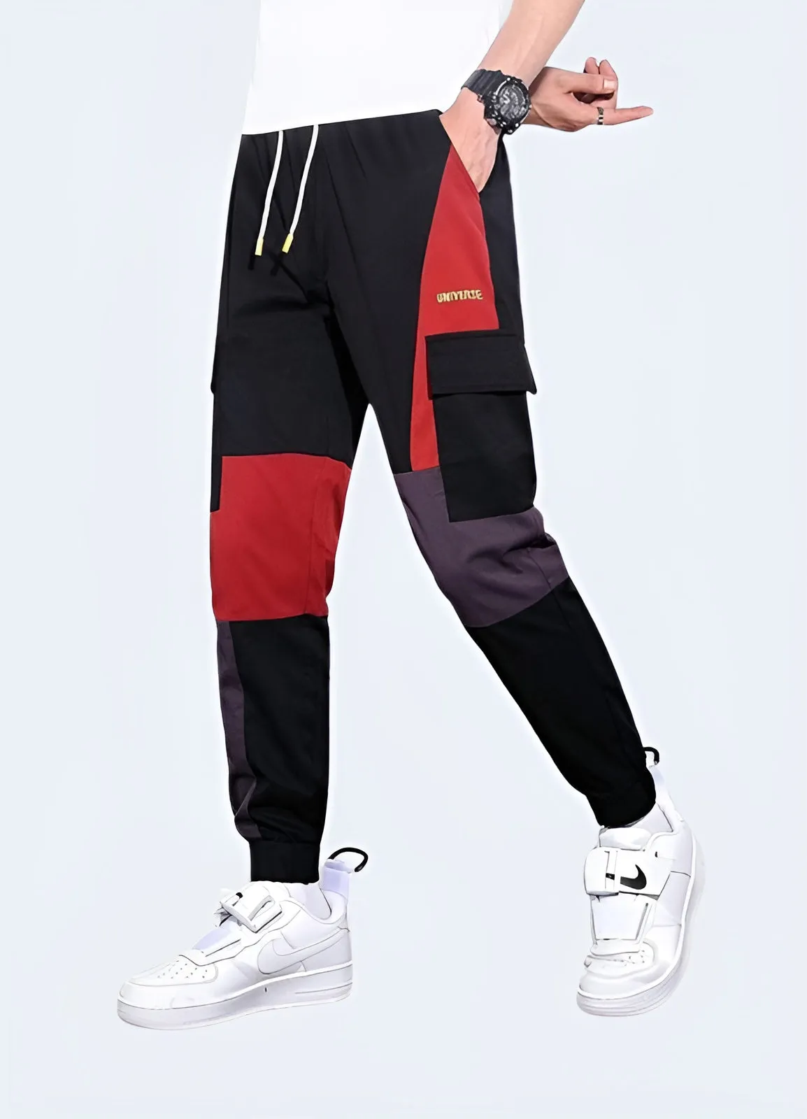 Red Techwear Pants