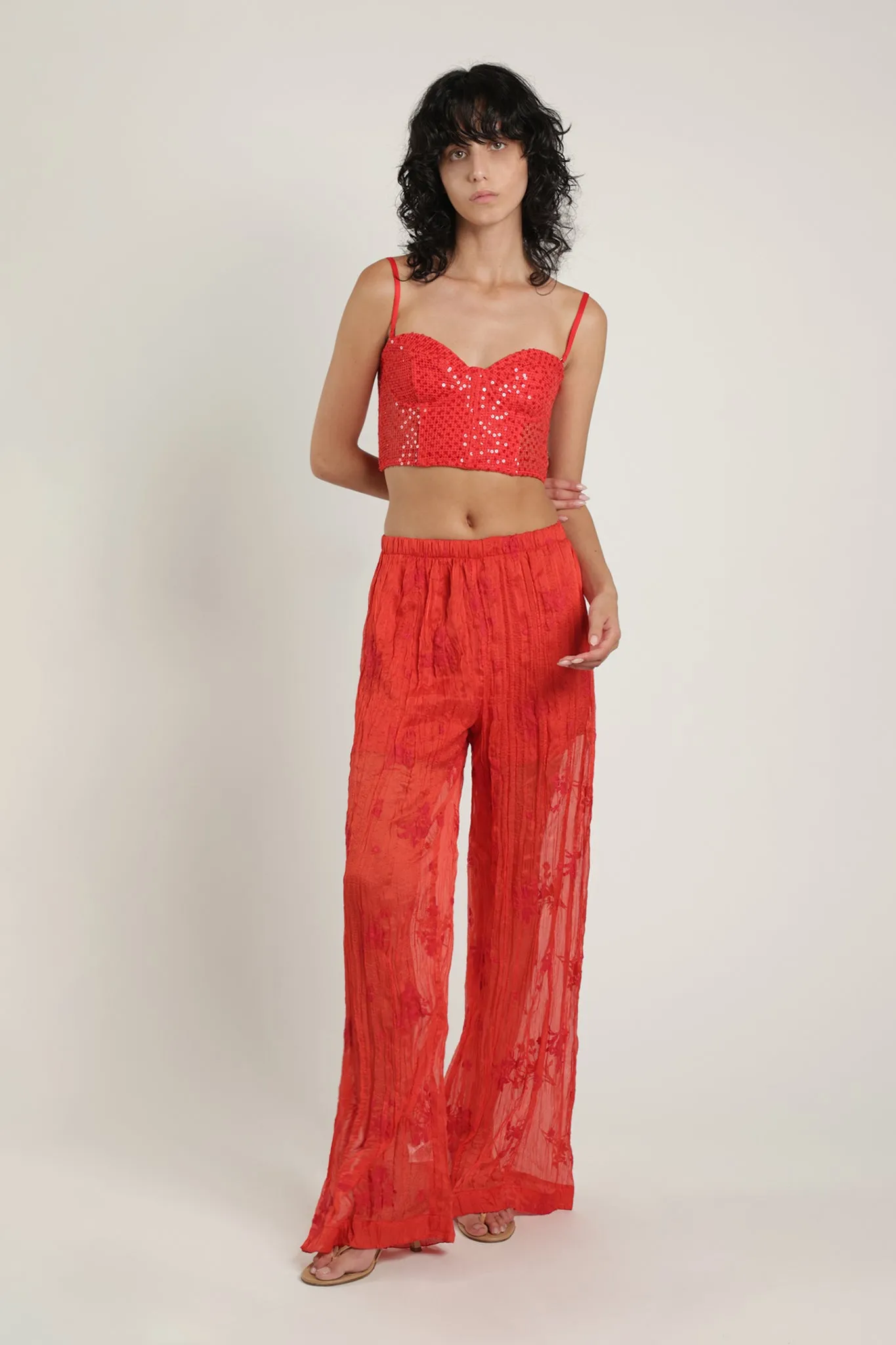 SABINA MUSAYEV Colton Top - Radiant Red