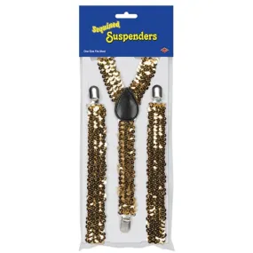 Sequined Suspenders each