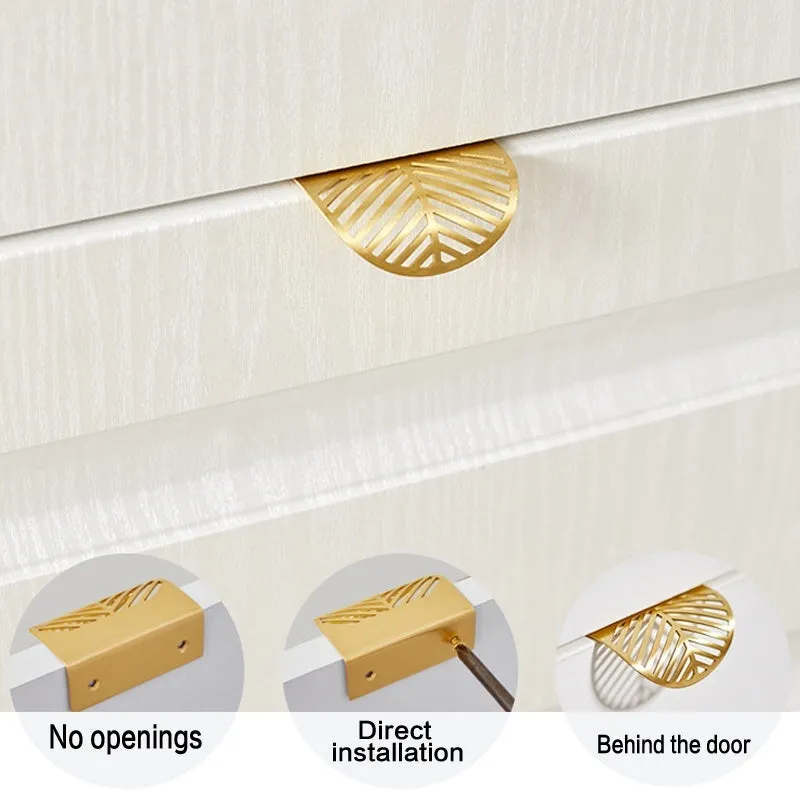 Smart Leaf shape European Cabinet Handles