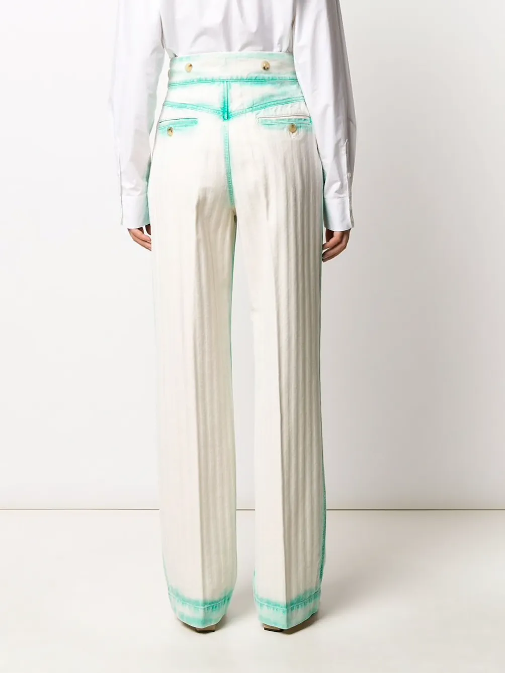 Sprayed Herringbone Pant